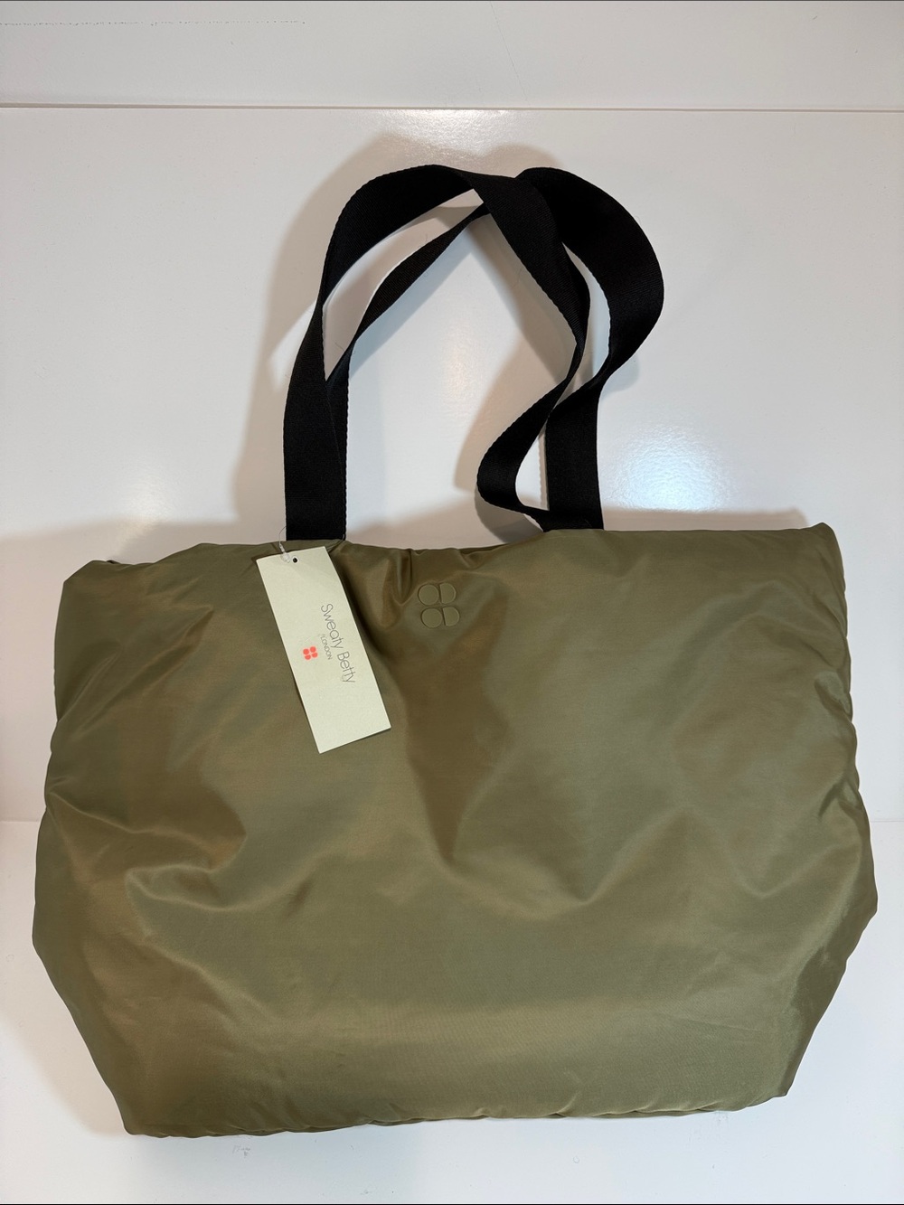 Sweaty Betty NWT Color Pop Gym Bag Moss Green